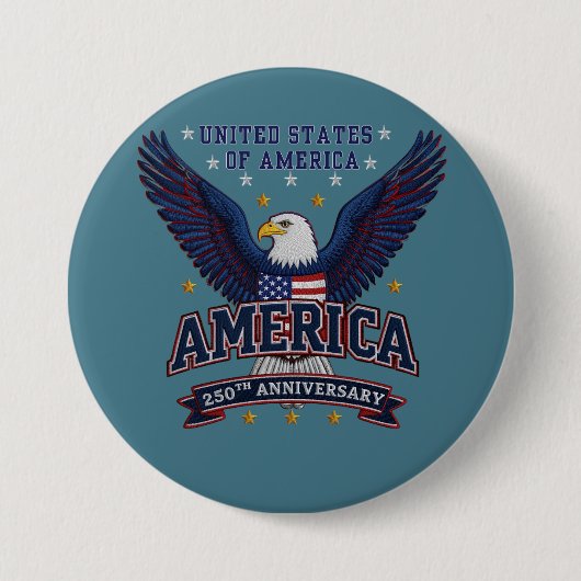 USA 250th Anniversary  – Patriot Eagle Button (Vorderseite)