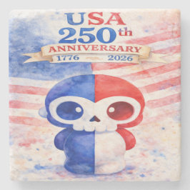 USA 250th Anniversary Steinuntersetzer