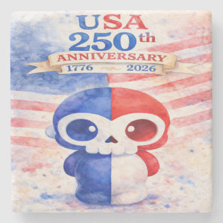 USA 250th Anniversary Steinuntersetzer