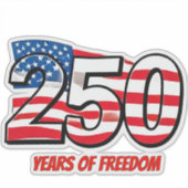 USA 250th Anniversary Sticker | 250 Years of Freed (Vorderseite)