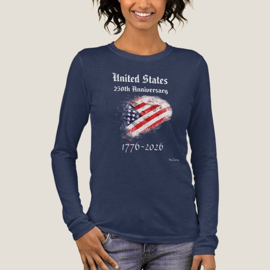 USA 250th Anniversary  Tri-Blend Shirt (Vorderseite)