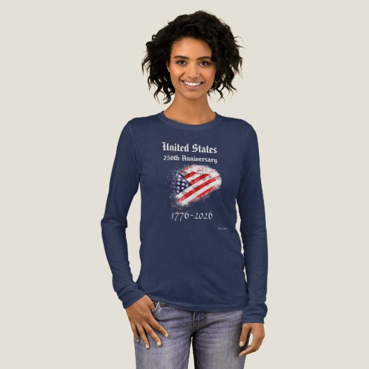 USA 250th Anniversary  Tri-Blend Shirt (Volle Vorderseite)