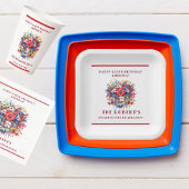 USA 250th Birthday America's Celebration Pappteller