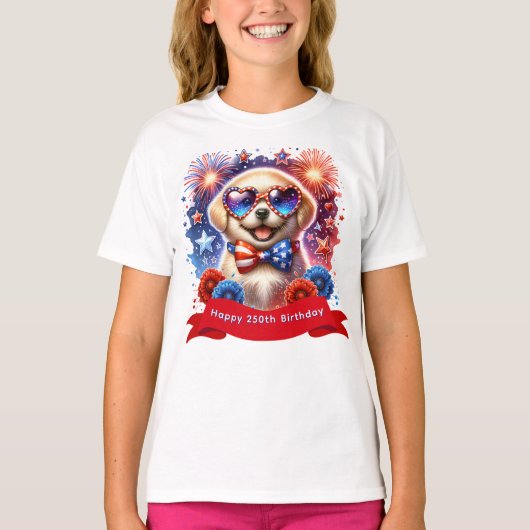 USA 250th Birthday T-Shirt (Vorderseite)
