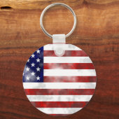 USA 2.25" Basic Button Schlüsselanhänger (Vorderseite)