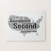 USA 2. Änderung Jigsaw Puzzle (Horizontal)