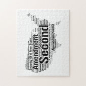 USA 2. Änderung Jigsaw Puzzle (Vertikal)