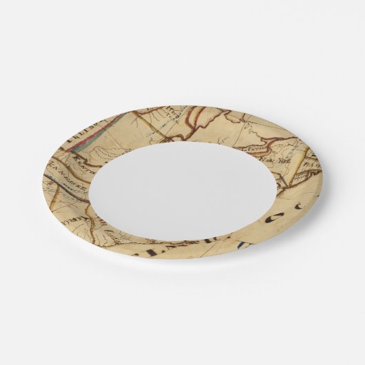 USA 2 PAPPTELLER (Schrägansicht)