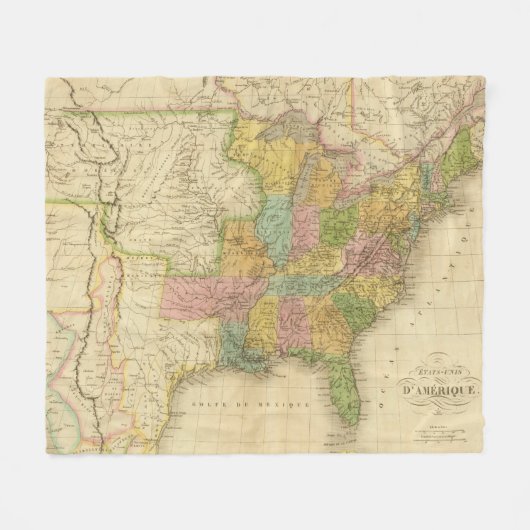 USA 4 2 FLEECEDECKE (Vorderseite (Horizontal))