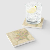 USA 4 2 STEINUNTERSETZER (Seitenansicht)