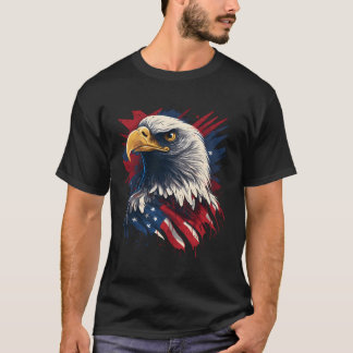 Usa 4. Juli Adler auf dem Patriotischen Amerikanis T-Shirt