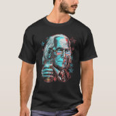 USA 4. Juli Ben Drankin Benjamin Franklin Funn T-Shirt (Vorderseite)