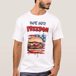 USA 4. Juli Burgers Grill, Chill & Celebrate T-Shirt