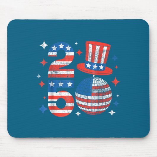 USA 4. Juli-Feier 2026 Design Mousepad (Vorne)