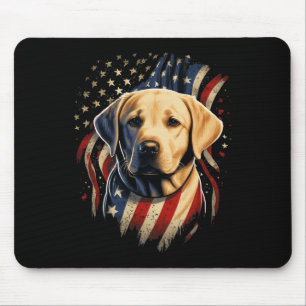 USA 4. Juli Gelbes Patriotisches amerikanisches La Mousepad
