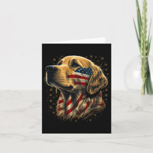Usa 4. Juli Goldie Patriotischer Amerikanischer Go Karte