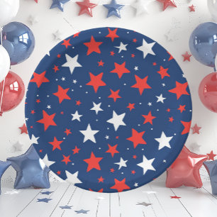 USA 4. Juli Pappteller