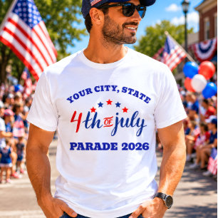 USA 4. Juli-Parade 2026 T-Shirt