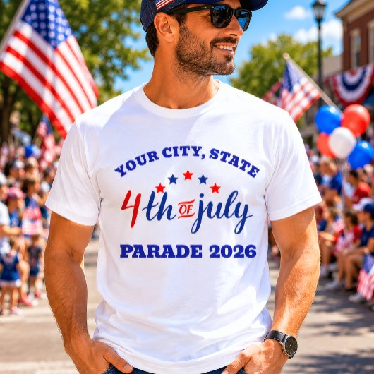 USA 4. Juli-Parade 2026 T-Shirt