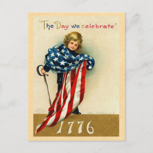 USA 4. Juli Postkarte