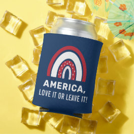 USA 4. Juli Stilvolle Patriotic American Rainbow Dosenkühler