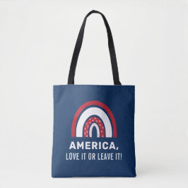 USA 4. Juli Stilvolle Patriotic American Rainbow Tasche