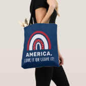 USA 4. Juli Stilvolle Patriotic American Rainbow Tasche (Von Nahem)