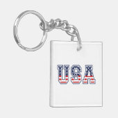 USA 4. Juli Unabhängigkeitstag Schlüsselanhänger (Vorderseite links)