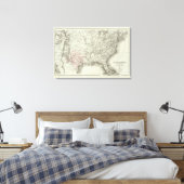 USA 4 LEINWANDDRUCK (Insitu (Schlafzimmer))