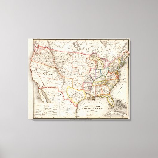 USA 4 LEINWANDDRUCK (Vorderseite)