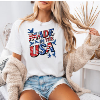 USA 4th of July Shirt, Patriotic Gift for Her T-Shirt