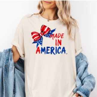 USA 4th of July Shirt, Patriotic Gift for Her T-Shirt
