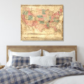 USA 7 LEINWANDDRUCK (Insitu (Schlafzimmer))