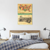 USA 8 LEINWANDDRUCK (Insitu (Schlafzimmer))