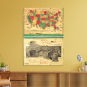 USA 8 LEINWANDDRUCK (Insitu (Wohnzimmer))