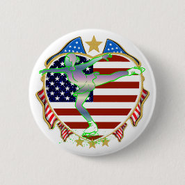 USA Abbildung Skaten BUTTON