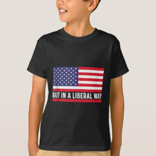 Usa, aber auf liberale Art 4. Juli Feministin Frau T-Shirt
