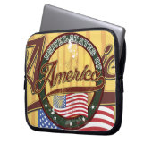 USA-Abzeichen Laptopschutzhülle (Vorderseite Links)