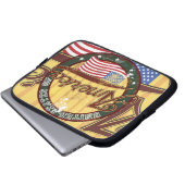 USA-Abzeichen Laptopschutzhülle (Vorne Knopf)