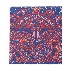 USA Adler Demokratischer Patriot Notizblock