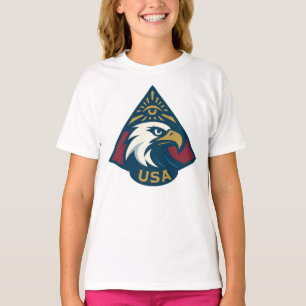 USA Adler Pyramid Emblem — Auge des Providence T-Shirt