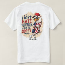 USA Adler Rivalitäts Humor Fußball Fan T-Shirt