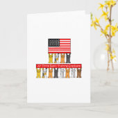 USA Air Force Basic Training Graduate Karte (Gelbe Blume)