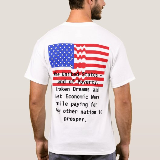 USA-Aktivismus besetzen Widerstand-Wähler-Trumpf T-Shirt (Rückseite)