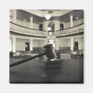 USA, Alabama, Monroeville. Zuhause der Verfasser Magnet