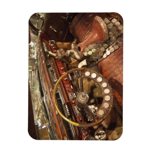 USA, Alabama, Tuscumbia. Alabama Music Hall of 2 Magnet (Vertikal)