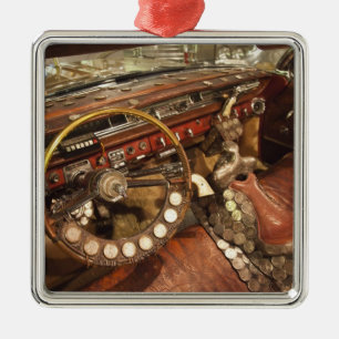 USA, Alabama, Tuscumbia. Alabama Music Hall of 2 Ornament Aus Metall
