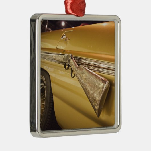 USA, Alabama, Tuscumbia. Alabama Music Hall Ornament Aus Metall (Rechts)