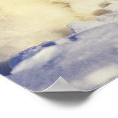 USA, Alaska. Arktischer Fuchs im Wintermantel. Gut Poster (Ecke)