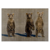 USA. Alaska. Bärenjungen Schneidebrett (Vorderseite)